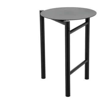 Scaun negru din metal Disc - Zone imagine