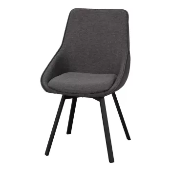 Scaun rotativ de birou gri inchis Alison - Rowico imagine