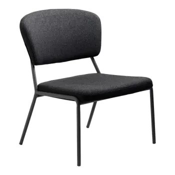 Scaun tapitat Fotoliu Unique Furniture Brantford, gri inchis imagine