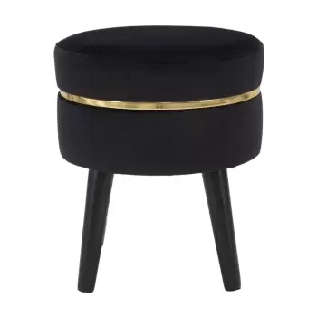 Scaun tapitat Mauro Ferretti Paris, negru imagine