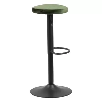 Scaun tip bar cu tapiterie verde Actona Finch imagine