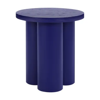 Scaun tip taburet albastru Oly - noo.ma imagine