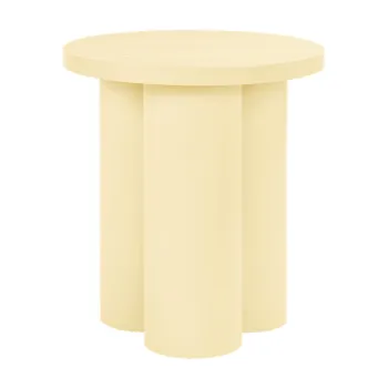 Scaun tip taburet galben Oly - noo.ma imagine