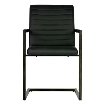 Scaun WOOOD Bas, negru imagine