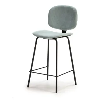 Scaune de bar albastru-deschis 2 buc. (inaltime sezut 66 cm) Arus - Marckeric imagine