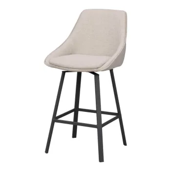 Scaune de bar bej 2 buc. (inaltime sezut 65 cm) Alison - Rowico imagine