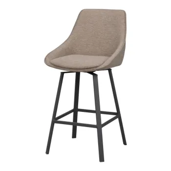 Scaune de bar bej 2 buc. (inaltime sezut 65 cm) Alison - Rowico imagine
