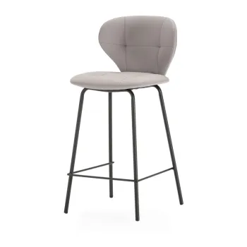 Scaune de bar bej 2 buc. (inaltime sezut 67 cm) Maura - Marckeric imagine