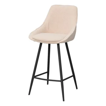 Scaune de bar bej 2 buc. (inaltime sezut 67 cm) Sierra - Rowico imagine