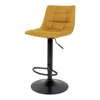 Scaune de bar galbene 2 buc. 88 cm Middelfart - House Nordic imagine