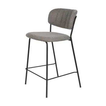 Scaune de bar gri 2 buc. 89 cm Jolien - White Label imagine