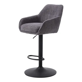 Scaune de bar gri 2 buc. Avola - Unique Furniture imagine