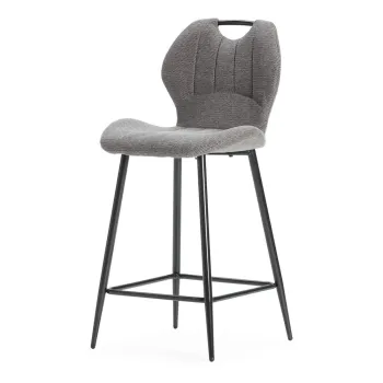Scaune de bar gri 2 buc. (inaltime sezut 65 cm) Muli - Marckeric imagine