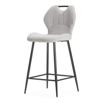 Scaune de bar gri-deschis 2 buc. (inaltime sezut 65 cm) Muli - Marckeric imagine