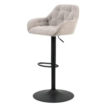 Scaune de bar gri-deschis rotative 2 buc. 109 cm Brooke - Actona imagine