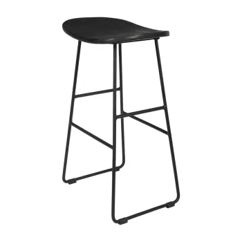 Scaune de bar negre 2 buc. 65 cm Tangle - White Label imagine