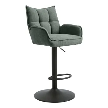 Scaune de bar verde cu inaltime ajustabila 2 buc. Marilla - Unique Furniture imagine