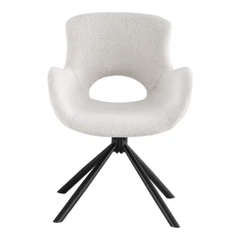 Scaune de dining albe 2 buc. Amorim - House Nordic imagine