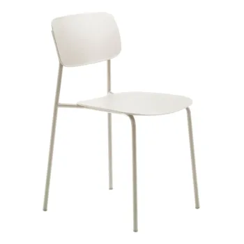 Scaune de dining albe 2 buc. Kirkland - Unique Furniture imagine