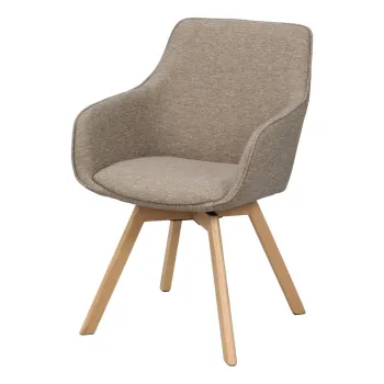 Scaune de dining bej 2 buc. Alison - Rowico imagine