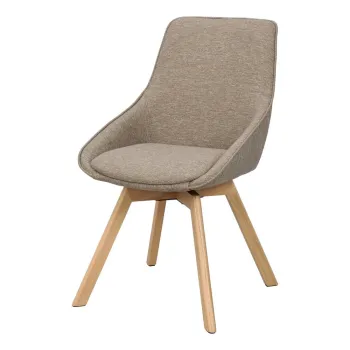 Scaune de dining bej 2 buc. Alison - Rowico imagine