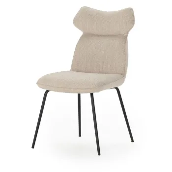 Scaune de dining bej 2 buc. Dara - Marckeric imagine