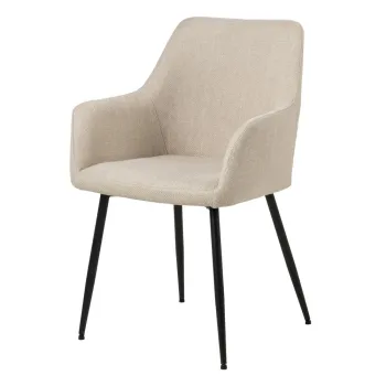 Scaune de dining bej 2 buc. Lizzy - Actona imagine