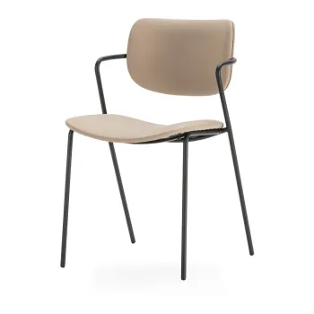 Scaune de dining bej 2 buc. Maika - Marckeric imagine