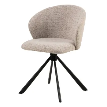 Scaune de dining bej 2 buc. Pippa - Actona imagine