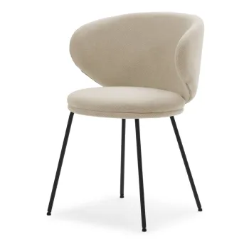 Scaune de dining bej 2 buc. Rush - Marckeric imagine