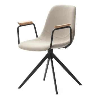 Scaune de dining bej 2 buc. Tali - Marckeric imagine