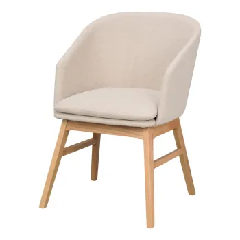 Scaune de dining bej 2 buc. Windham - Rowico imagine