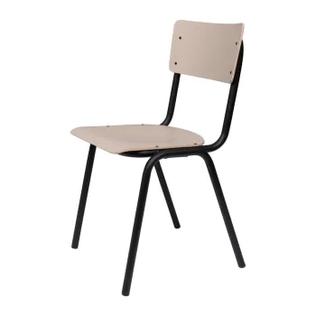 Scaune de dining bej 4 buc. Back to school - Zuiver imagine
