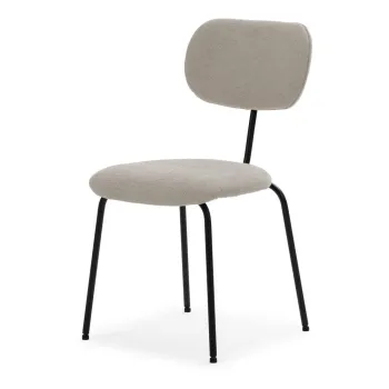 Scaune de dining bej 4 buc. Dash - Marckeric imagine