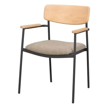 Scaune de dining bej/natural 2 buc. Maymont - Rowico imagine