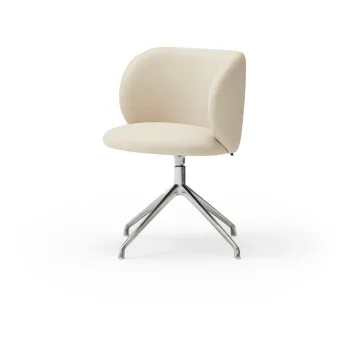 Scaune de dining bej rotative 2 buc. Mogi - Teulat imagine