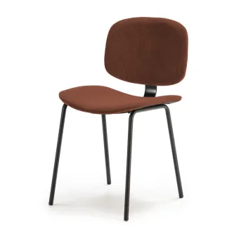 Scaune de dining burgundy 2 buc. Arus - Marckeric imagine