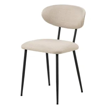 Scaune de dining crem 2 buc. Denise - Actona imagine