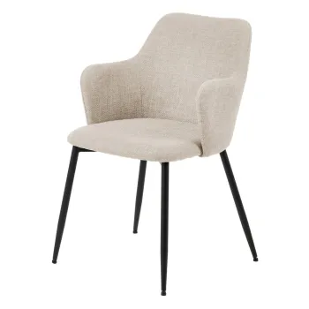 Scaune de dining crem 2 buc. Ilsa - Actona imagine