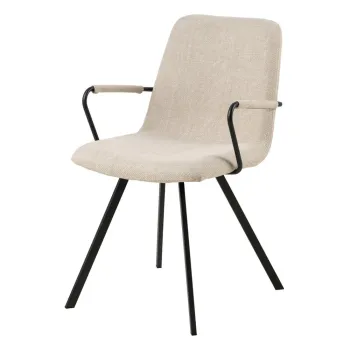 Scaune de dining crem 2 buc. Selina - Actona imagine