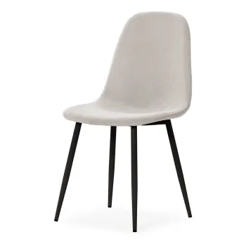 Scaune de dining crem 4 buc. tapitate Minka - Marckeric imagine