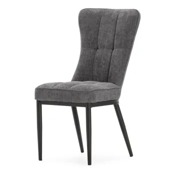 Scaune de dining gri 2 buc. Damon - Marckeric imagine