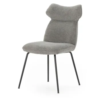 Scaune de dining gri 2 buc. Dara - Marckeric imagine
