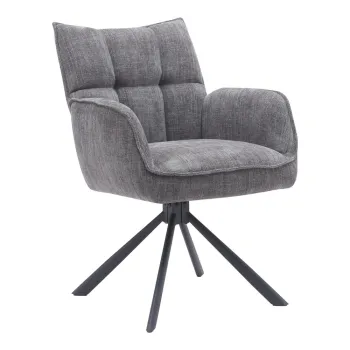 Scaune de dining gri 2 buc. Marilla - Unique Furniture imagine