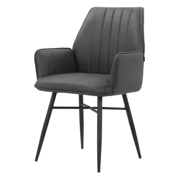 Scaune de dining gri-antracit 2 buc. Anzo - Storaa imagine