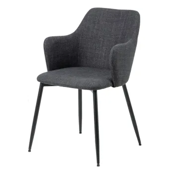 Scaune de dining gri-antracit 2 buc. Ilsa - Actona imagine