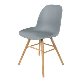 Scaune de dining gri-deschis 2 buc. Albert - Zuiver imagine