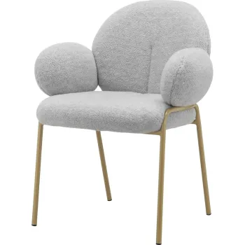 Scaune de dining gri-deschis 2 buc. Iwama - Storaa imagine