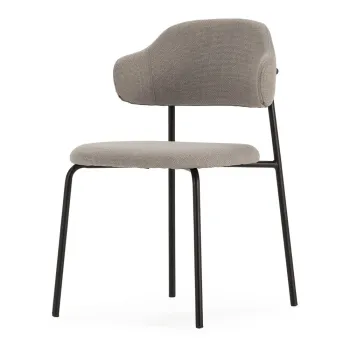 Scaune de dining gri-deschis 4 buc. Adriel - Marckeric imagine