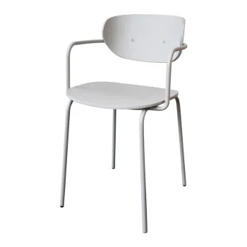 Scaune de dining gri-deschis 4 buc. Arch - Hubsch imagine
